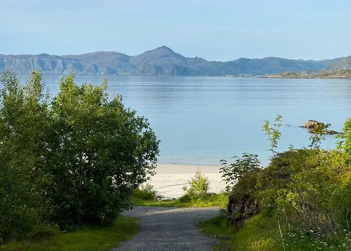 Idyllisk I Dome Ved Sandstrand Langenes (Vestland)