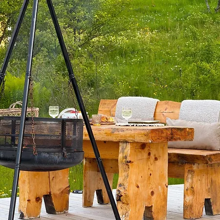 Idyllisk I Dome Ved Sandstrand