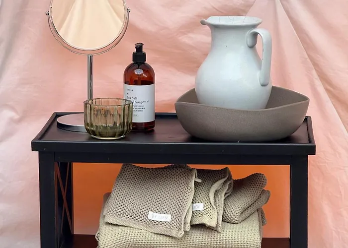 Lyxtält Idyllisk I Dome Ved Sandstrand